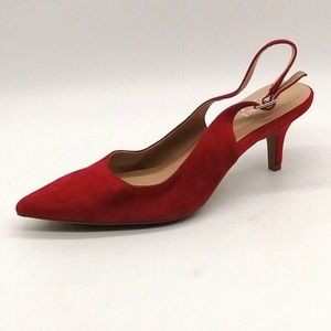 Babbsy2 red suede Alfani shoes